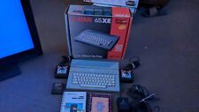 Atari 65XE NTSC COMPUTER SYSTEM IN BOX 2 TAC CONTROLLERS PAC-MAN HOOK UPS TESTED picture