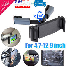 360° Car Back Seat Headrest Mount Tablet Holder for 4.7-12.9
