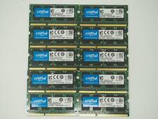 Lot of 10 CRUCIAL 8GB DDR3L-1600 SODIMM Ram/Memory - CT102464BF160B picture