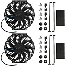 Electric Radiator Cooling Fan - Universal Slim Fan Pull Push Electric Radiator C picture
