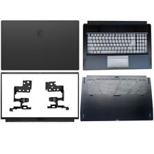 for MSI GS76 Stealth MS-17M1 17.3in LCD Back Cover+Bezel+Palmrest+Bottom+Hinges  picture
