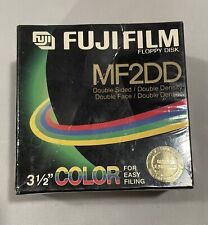 Fujifilm SEALED MF2DD Double Sided Double Density Floppy Disks Color 3 1/2” 10X picture