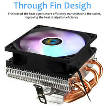 CPU Cooler 4 Heatpipe Quiet 3Pin LED RGB Fan for LGA 775/1155/1151/1150/1366 AMD picture