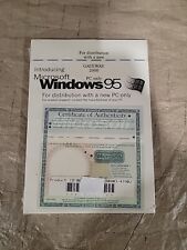 🖥️😊 New Sealed Microsoft Windows 95 With Certificate of Authenticity & IE 4.01 picture