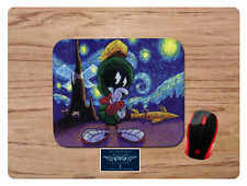 MARVIN THE MARTIAN STARRY NIGHT INSPIRED NON-SLIP MOUSE PAD HOME OFFICE picture
