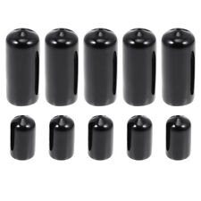  10 Pcs Snooker Pool Head Cover Rubber Cue Tip Covers Billiards Skin picture