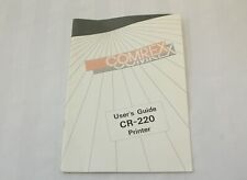 Vintage Comrex User Guide Manual CR-220 Printer Book -M55 picture