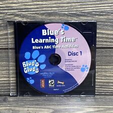 Vintage Nick Jr 1998 Blues Clues Learning Time CD ROM PC Game Windows Macintosh picture