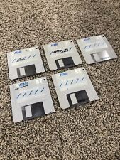 Lot Of 5 Atari ST Disk Diskette Language USA 1ST Word picture