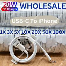 PD USB Type C Fast Charger Cable For Apple iPhone 14 13 12 11 Pro Max XR XS Lot picture