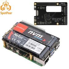 X1004 Raspberry Pi 5 PCIe to M.2 NVMe Dual SSD Adapter Board HAT Pi5 Double 2280 picture
