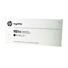 Genuine HP 981YC Black Ink Cartridge 372ml L0R20YC PageWide E55650 E58650 picture