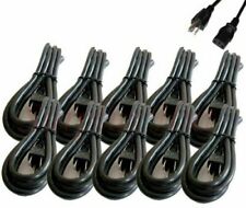 (LOT of 15-pcs)--Brand NEW 4-Feet Power Cord Cable for PC & Printer 3-Prongs picture