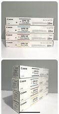 Canon GPR-58 Complete Toner Cartridge Set  Black, Cyan, Magenta, Yellow NEW picture