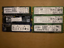 LOT of 6 Mixed Brand 256Gb PCIe NVMe SSD M.2  picture