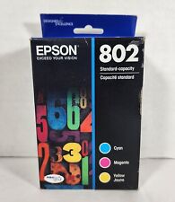 OEM Epson 802 (T802520)Tri-Color Ink Cartridge Cyan Magenta Yellow EXP: 02/2025 picture