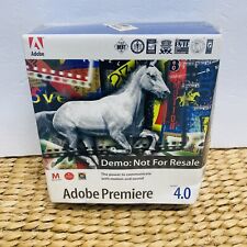 New Sealed Adobe Premiere Version 4.0 Apple Macintosh Full Retail Box Vintage  picture