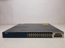 Cisco Catalyst 3560-X 24 Port Gigabit Switch LAN Base 495W PoE+ WS-C3560X-24P-L picture