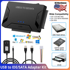 USB 3.0 to IDE/SATA External Hard Drive Reader 2.5/3.5 HDD SSD IDE Power Adapter picture