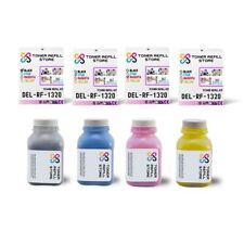 4Pk TRS 1320 BCMY HY Compatible for Dell 1320 1320c 1320cn Toner Refill Kit picture