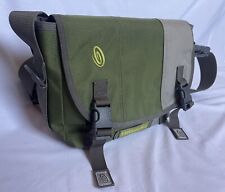 Timbuk2 Travel Messenger Laptop Organizer Adjustable Satchel Bag Green & Gray picture