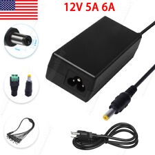 12V 5A 6A AC Power Adapter Charger For LCD Monitor LED Strip Light CCTV Cameras picture