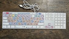 Apple Logic Keyboard A1243 Slim Wired Shortcuts Designed For Adobe Lightroom 5  picture