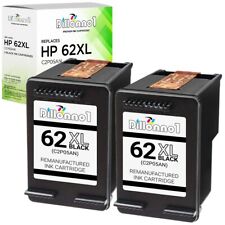 2PK for HP 62XL HP62 2-Black (C2P025AN) Ink Cartridge for ENVY 5664 5665 7644 picture
