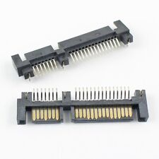 2Pcs Sata 7+15 Pin 22 Pin SMT SMD Male Adapter Connector For 2.5