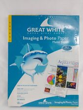 Great White Matte Coated Imaging & Photo Paper 8 1/2