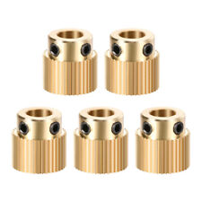 Brass Drive Gear Extruder Wheel 40 Teeth 5mm Bore 5pcs picture