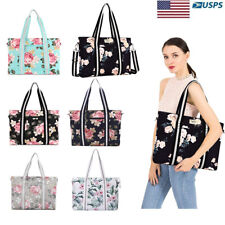 Laptop Women Canvas Tote Bag Work Travel Shopping Duffel Carry 15.6'' to 17.3'' picture