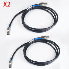 2-pcs 12GBs SFF-8644 to SFF-8644 Mini SAS HD Cable For Dell 0GYK61 MD1420 MD3420 picture