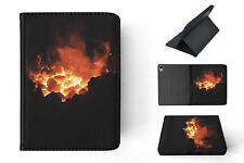CASE COVER FOR APPLE IPAD|COAL ROCK FIRES BURNING FLAMES picture