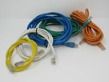 Standard Lot of 5 Ethernet Patch Cables RJ-45 Variety of Lengths Cat5e picture