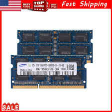 2PACKS 2GB 2RX8 PC3-10600S DDR3-1333MHz 204PIN Laptop Memory SO-DIMM RAM card US picture