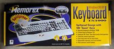 Vintage Memorex Windows 95/98 Keyboard TS1000 Spillproof 109 Quite Keys picture