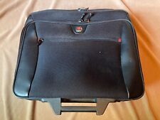 WENGER Swiss Army Gear Laptop Briefcase Rolling Luggage Wheels Bag Business picture