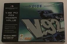 New Broadxent V.92 PCI Fax Modem Value With Voice 56K Windows 98SE ME 2000 XP picture