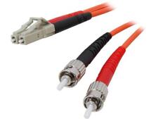 StarTech.com 50FIBLCST1 1m Multimode 50/125 Duplex Fiber Optic Cable Male to picture