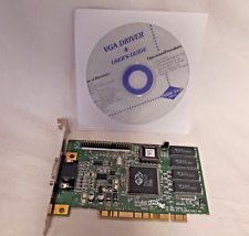 VINTAGE ATI  Rage IIC 2MB SDR PCI VGA  , DRIVER SOFTWARE INCL. NEW OLD STOCK picture
