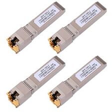 4PACK 10G SFP to RJ45 Copper Module, High-Speed 10GBase-T Transceiver, 10Gb S... picture