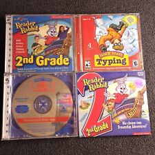 The Learning Company Reader Rabbit Age 7-12  Lot 4 Math Reading PC CD Homeschool picture