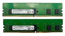 Micron 8GB 2x4GB PC4-19200 DDR4-2400T RAM SDRAM SERVER MTA9ASF51272PZ-2G3B1QK picture