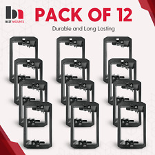 Low Voltage Mounting Bracket 1 Gang Drywall Mounting Wall Plate Bracket. 12 Pack picture