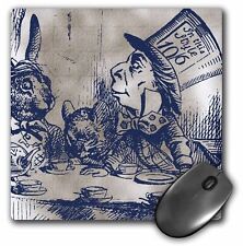 3dRose Mad Hatter Vintage Alice in Wonderland Tea Party MousePad picture