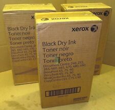 LOT of 6 (3 Boxes) - Xerox 6R01007 Black Toner Cartridge OEM 006R01007 6R1007 picture