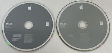 Vintage 2002 Apple eMac MAC OS X Install Disc 1 & 2 ONLY CD-ROM Macintosh 10.2.2 picture