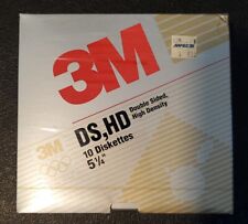 1991 Vintage 3M IBM Formatted Double Density DS DD Diskettes Box of 10 SEALED picture