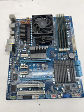 Gigabyte GA-970A-UD3 Socket AM3+ DDR3 SDRAM Motherboard w/ AMD FX 6300 & 8GB RAM picture